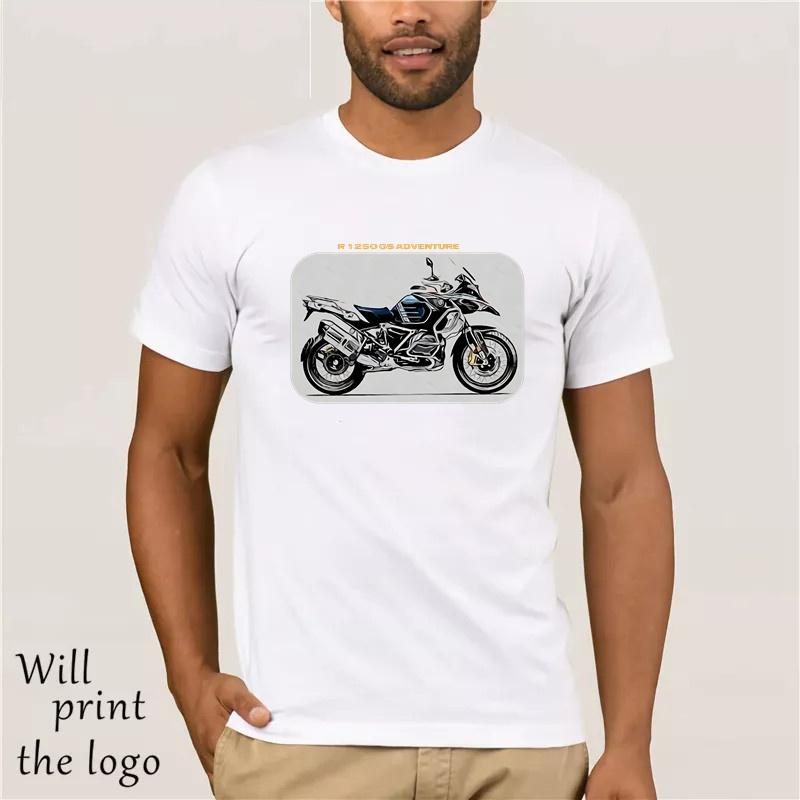 Cool R 1250 Gs Adventure Motorcycle Tshirt With Technical Details Printed On The Back