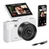 5K Digital Camera Autofoucs WiFi Vlog Camera with 180° Flip Screen, Compact P  ography Camera for Beginner, Teens B