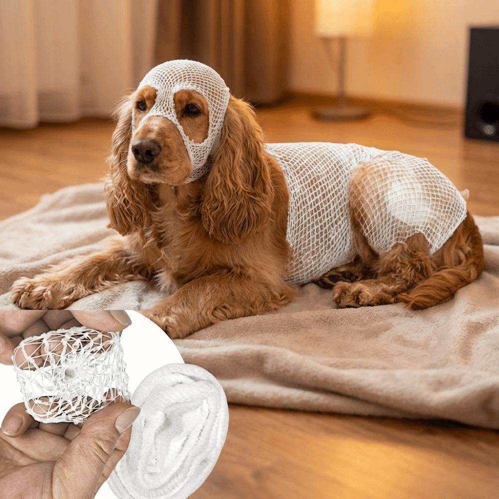 Breathable Pet Protection Cover Elastic Knee Paw Net Sleeve Wound Recovery