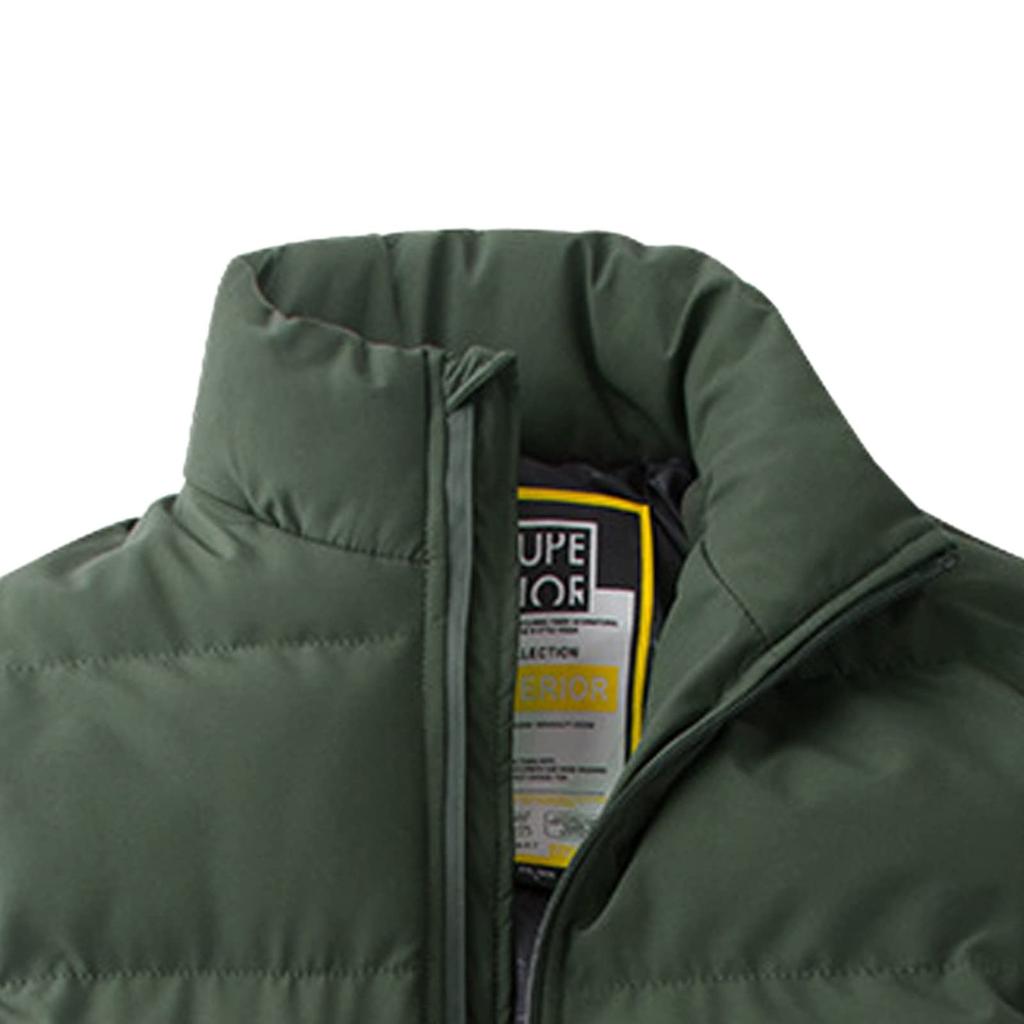 Мужская хлопковая стеганая куртка с капюшоном Мужская очень толстая теплая короткая хлопковая стеганая куртка