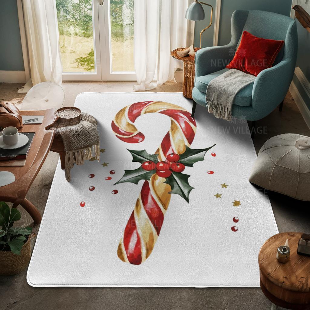 Ковер у входа в дом Домашний коврик у двери Гостиная Ванная Комната Ноги ванная комната Нескользящие коврики с водопоглощением для ванной Счастливого Рождества зима