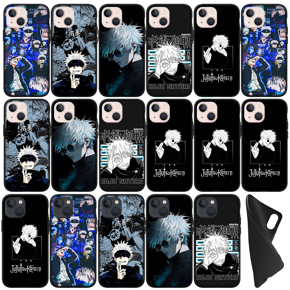 Для Samsung Galaxy S24 S23 iPhone 16 15 14 Xiaomi Redmi Note 13 12 11 Pro Max X 8 9 10 XR OPPO A15 Huawei чехол для телефона аниме дзюдзюцу кайсен годзё сатору