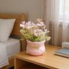1/4 шт. Имитация горшечных растений Милый дизайн фаленопсиса Офисный декор Розовая тема Подарок Мини-вечеринка 13 см