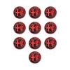 11mm 14mm Aluminium Metal Car Key Emblem Stickers For Alfa Romeo Giulietta GT 159 147 156 Mito Brera Giulia F1 Stelvio VolanteIW8 