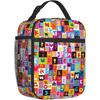 Красочные буквы алфавита сумка для ланча многоразовый термобокс для ланча изолированный мешок для еды контейнер для еды для школы работа пикник путешествия