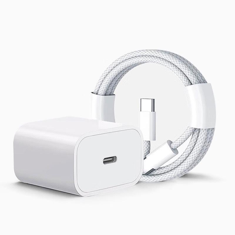 Двойное быстрое зарядное устройство PD40W и набор кабелей для iPhone 15-16