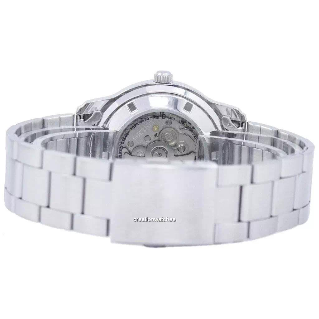 Восстановленные часы Seiko 5 с синим циферблатом, автоматические, сделано в Японии, SNKP17J1, мужские