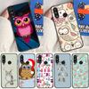 Модный мультяшный филин для Huawei Nova 5T 9 10 SE 12i 12s 11i Y91 Y90 Y60 Y70 Y72 Y61 P60 P30 Pro P20 P40 Lite Чехол