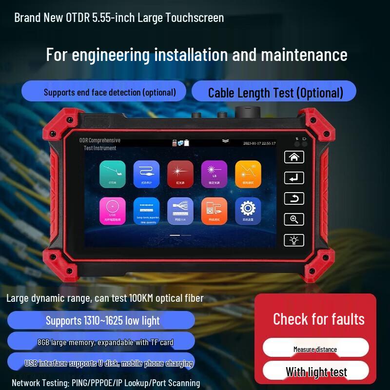 WANGLU MOT-50 OTDR Fiber Optic Tester