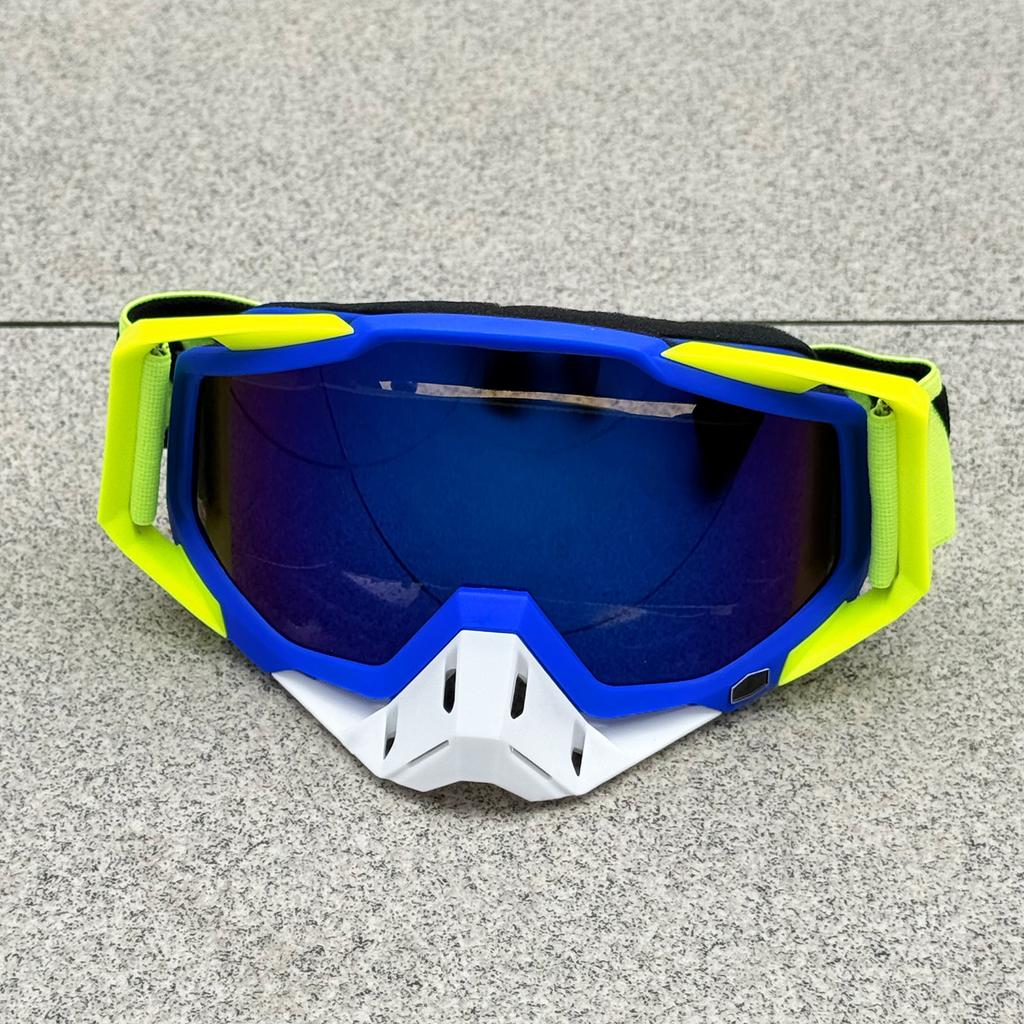 Protective Windshield Motorcycle Goggles Men's Riding UV400 Windproof And Sand Resistant Detachable Off-road Helmet Goggles
