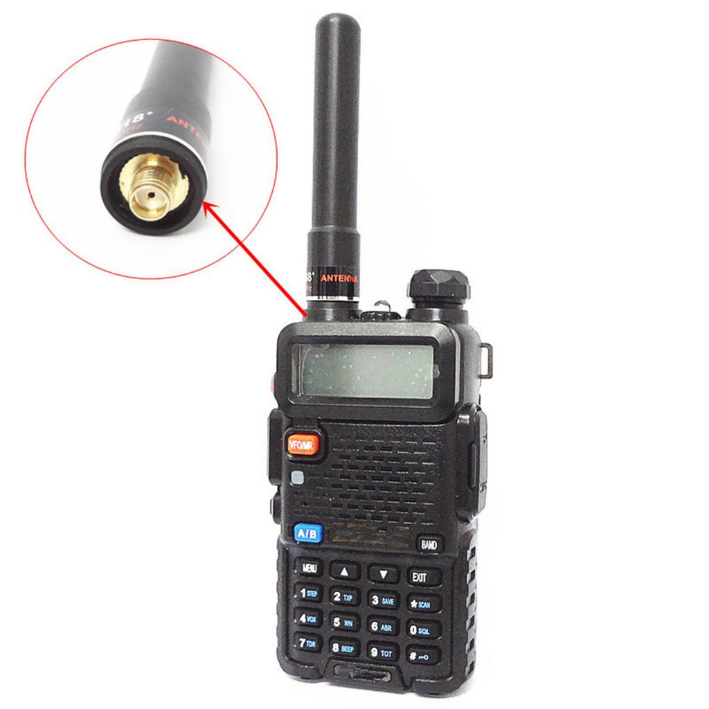AR-806+ Двухдиапазонная мини-антенна SMA-Female VHF UHF 10 Вт Высокий коэффициент усиления Для Baofeng UV-5R BF-888S UV-21 PRO UV-32 Радиостанции