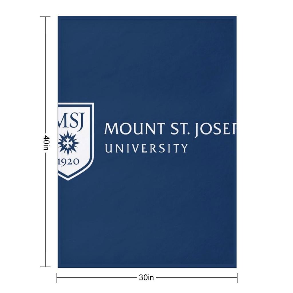 The Mount St. Joseph University Throw Blanket Plaid Sofa Kid'S heavy to sleep Blankets