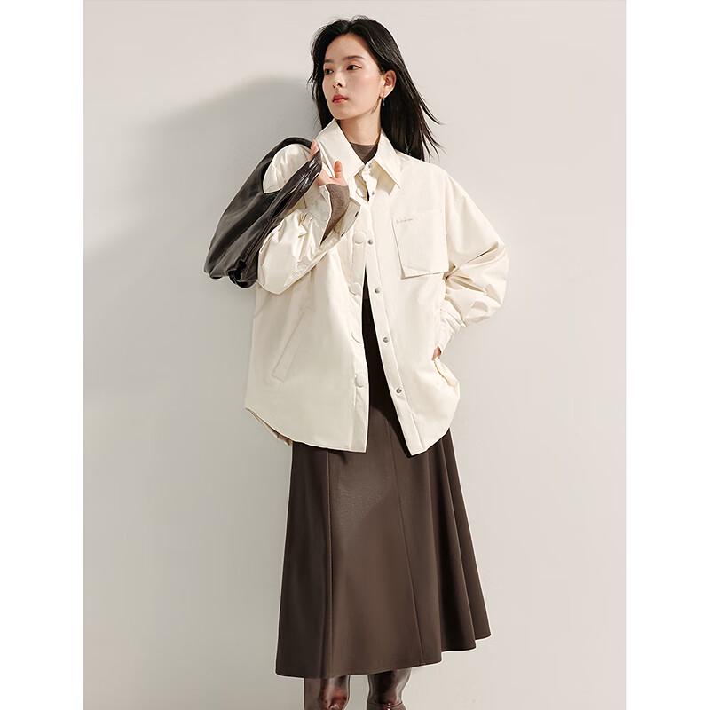 Inman Women's Shirt-Style Light Down Jacket