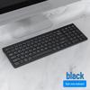 Перезаряжаемый бесшумный беспроводной Bluetooth-набор клавиатуры и мыши для iPad, ноутбука и настольного компьютера.