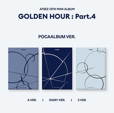 [ПРЕДЗАКАЗ] ATEEZ 10-й мини-альбом GOLDEN HOUR : Часть 4 POCAALBUM Набор и Индивидуальные версии