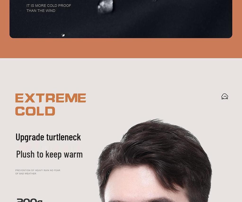 Ветровка для электровелосипеда Bemei с флисовой подкладкой, водонепроницаемая - Зимняя теплая, ветрозащитная, утолщенная, двухсторонняя.