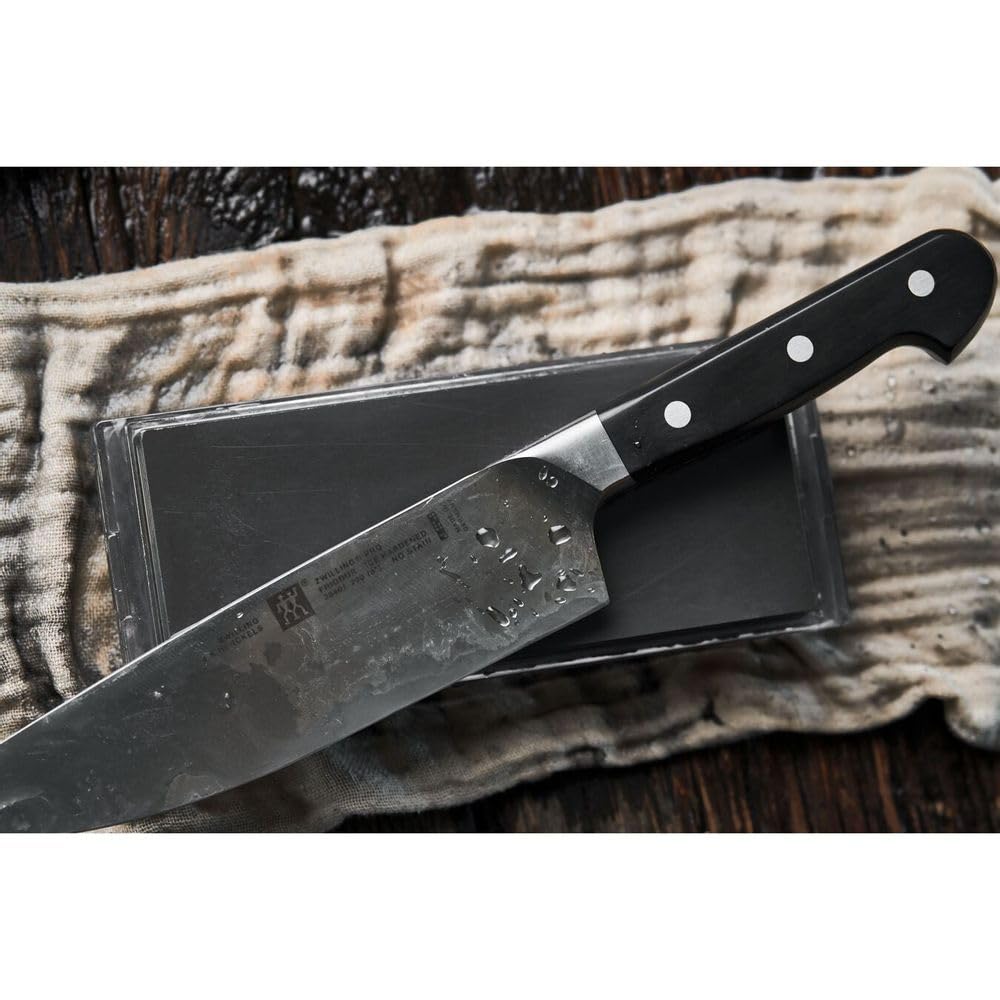 Zwilling Twin Stone Pro Medium and Rough Knife Sharpening Stone Japanese Double-Sided Whetstone, Whetstones, [Official Product] 32505-100