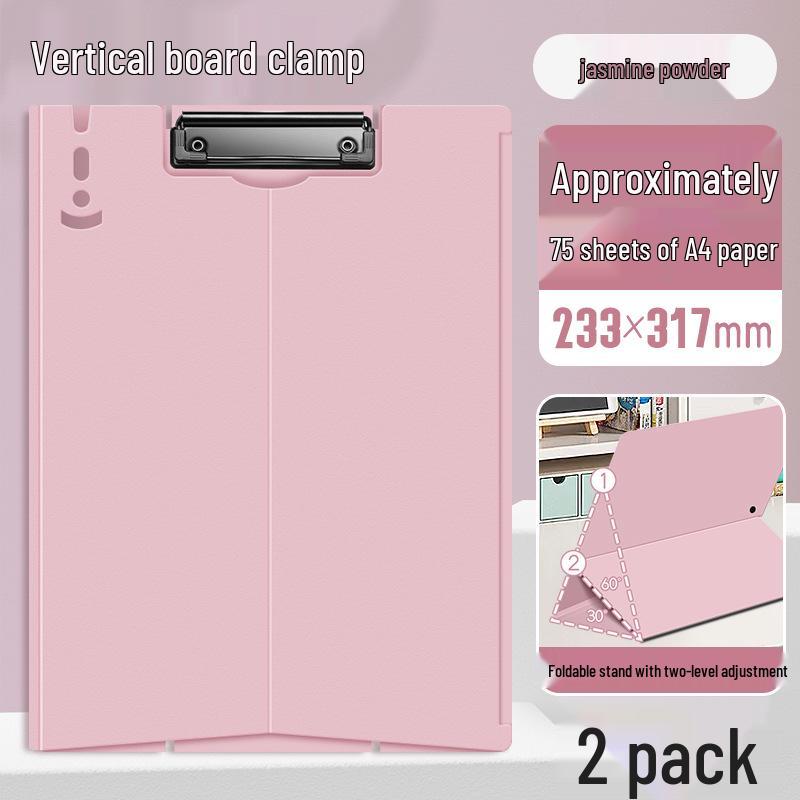 A4 Thick Stand-up Clip Folder & Writing Pad Board