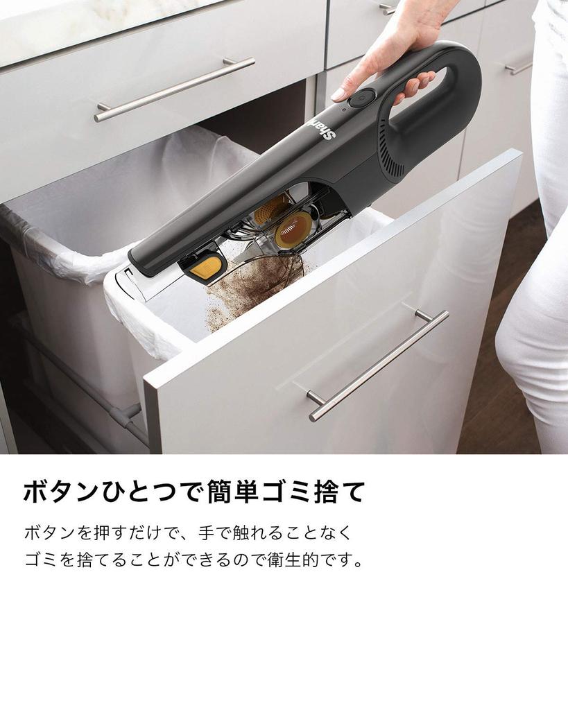 Пылесос Shark Handy Cleaner беспроводной аккумуляторный Cyclone Handy Cleaner CH901J черный