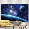 1 piece of Galaxy Starry Background Frame - Vibrant cosmic scene featuring planets and stars