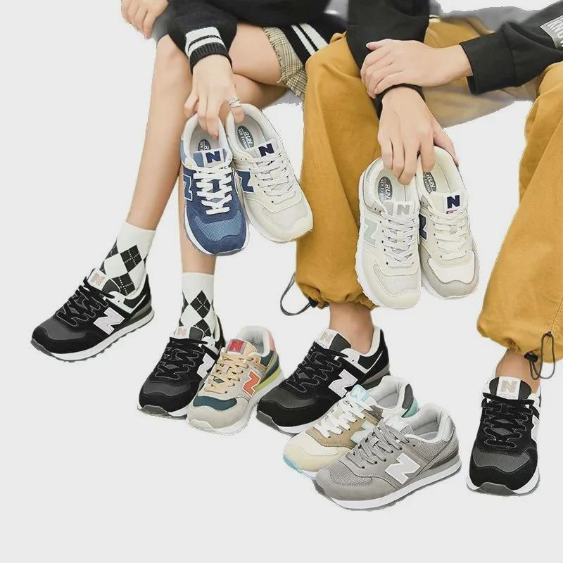 Спортивная обувь New Balance 574 на весну и осень — модные, дышащие кроссовки для бега для мужчин и женщин