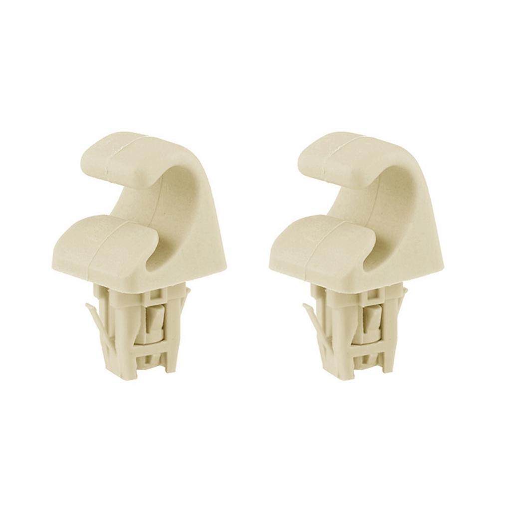 1 пара зажимов для солнцезащитного козырька, держатель крючка, фиксатор внутренней отделки, зажим для крепления для Camry Corolla Matrix Prius RAV4 74348-33040