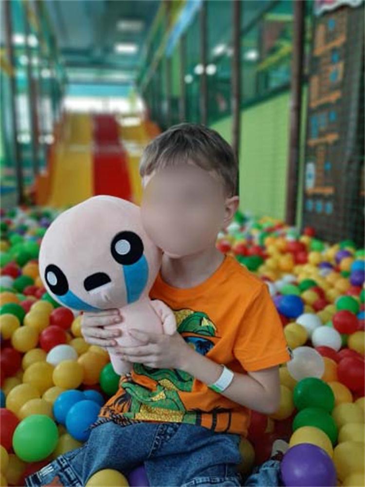 1pcs Game The Binding of Isaac Plush Toy Afterbirth Rebirth Cartoon Cute ISAAC Stuffed Doll Sleeping Pillow Cosplay Fans Gifts