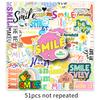 51 motivational english stickers - smiley inspirational - 1419