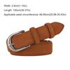Luxury Design Suede Leather Belt Casual Business Waist Strap Retro Pin Buckle Waistband  Gifts