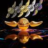 EDC Игрушка-спиннер для пальцев Вращающиеся крылья Гироскоп Игрушка для снятия стресса Дети Взрослые Вращающийся металлический шар Настольный