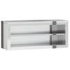 Kitchen Wall Cabinet with Stainless Steel Shelf