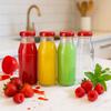 50x Glass Bottles for Juice JUICE 125ml Bottle for Juice Juice Syrup