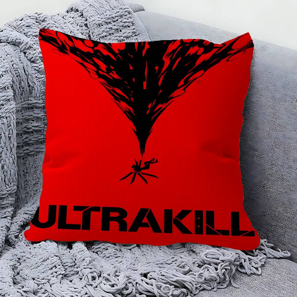 Подушка ULTRAKILL Подушка Аниме Подушка для изголовья дивана Подушка-чехол Чехол для подушки x см Мода