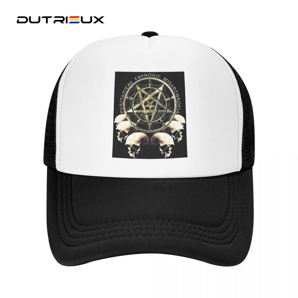 Dimmu Borgir Casual Plain Mesh Baseball Cap the Metal Band Adjustable Snapback Hats For Women Unisex Dad Trucker Hats
