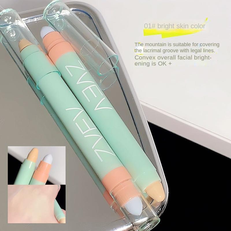 Soft Concealer Face Eye Sleeper Silk Pen Cover Acne Mark Spots Dark Circles Concealer Natural Brightening Oil Control Lasting Makeup for Women