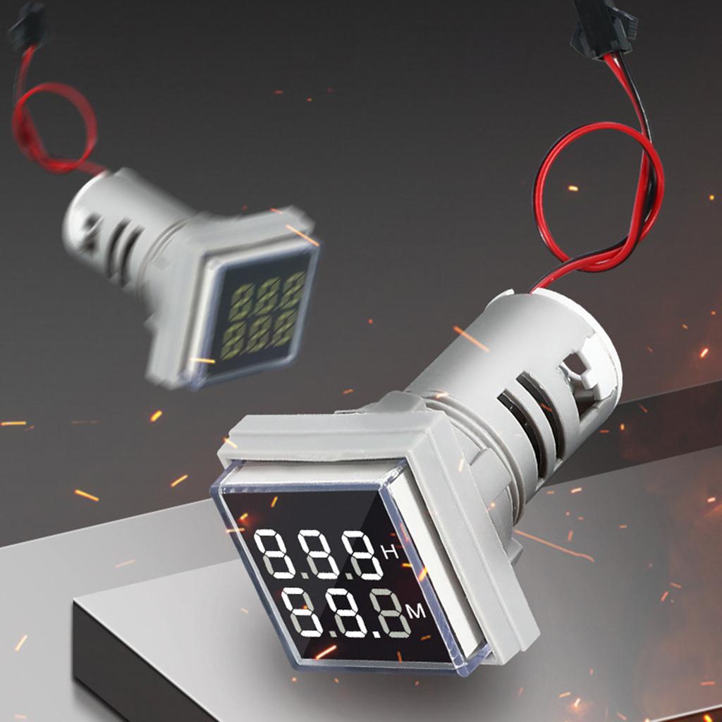 Двойной дисплей квадратный счетчик часов точность синхронизации светодиодный счетчик высокой яркости пластик для электросвязи и машин