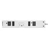 Sanwa Supply Power Strip with 5 Outlets, Integrated Central Switch, and Surge Protection, 3-prong, 7 Outlets, 2m, TAP-F37-2CLK