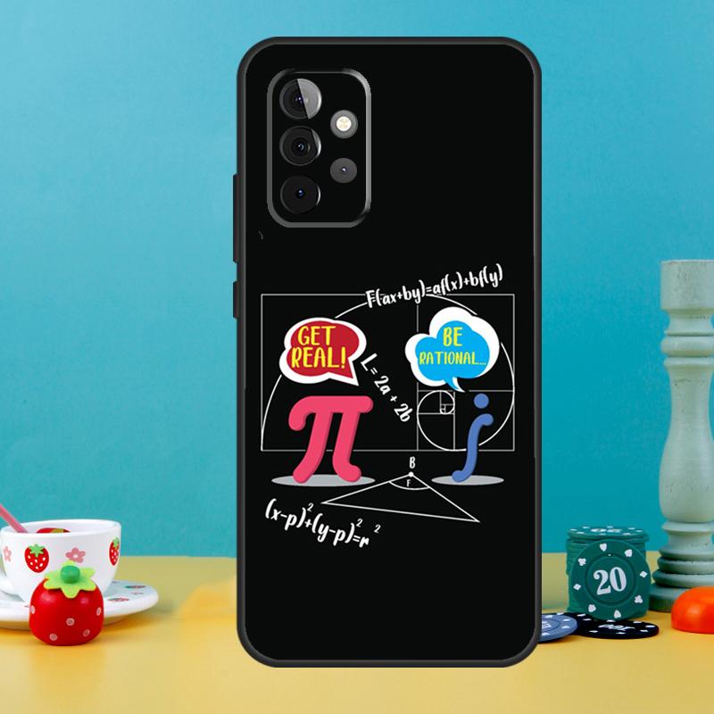 Чехол с формулой Пи для Samsung Galaxy A14 A24 A34 A54 A12 A22 A32 A52 S A13 A33 A53 A51 A71