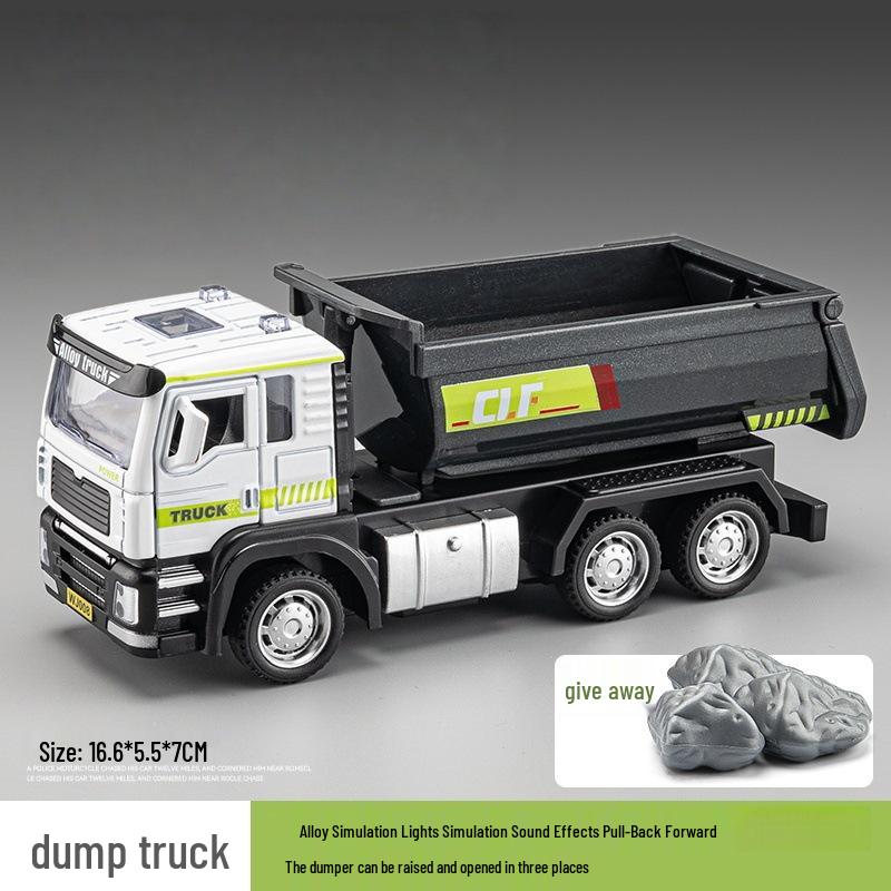 Набор строительной техники Car Cube из сплава: Игрушка Погрузчик, Экскаватор, Кран, Бетоносмеситель и Дорожный каток