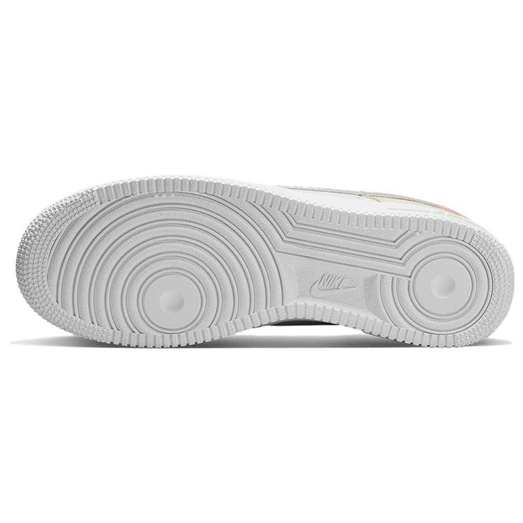 Nike Air Force 1 07 LV8 Just Stitch It - White Shade Green Unisex Sneakers Cream Peak-White Coconut-Milk FB1852-111