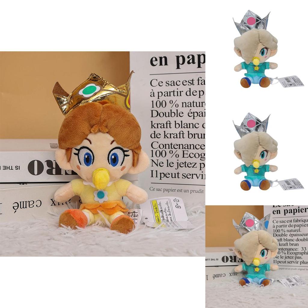 6-inch Small Mario Princess Baby Plush Doll Soft And Cuddly Toy For Kids And Collectors Cartoon Character Inspired