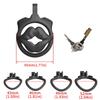 Breathable Faux Lip Chastity Cage For Men ABS Flat Comfortable Design Removable Lock Anti Masturbation Device Invisible Wear