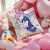 virtual anchor Minato Aqua Cushion Cover Pattern Printed Pillowcase for Living Room Sofa Cushion Cover & Bedroom Decor