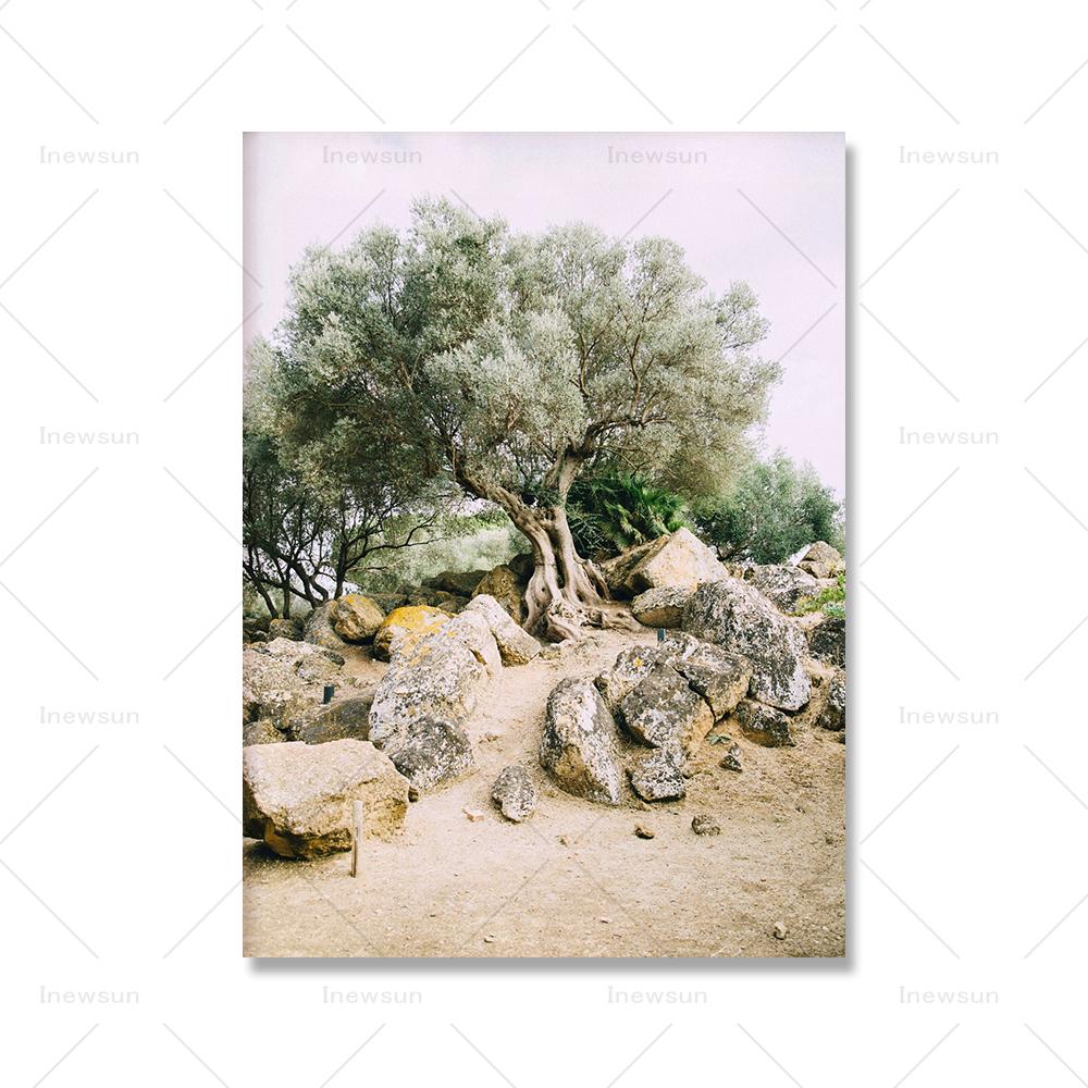 Italy Gallery Wall Art Pictures Sicily Landscape Prints Mediterranean Posters Modern Boho Travel Scenery Canvas Painting Decor