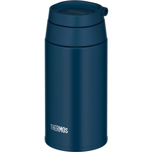 Thermos Water Bottle Vacuum Insulated Mobile Mug with Carry Loop 380ml Indigo Blue JOO-380 IBL