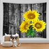 Sunflower Flower Tapestry Wall Chart Hippie Boho Tapestry Colorful Psychedelic Home Living Room Bedroom Decoration