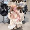 (Нижний Нери) Сладкая пряная девушка Ся Цзюмей Фэйфэй Платье-комбинация с рукавами Сказочное платье Пушистое платье Маленький человек