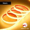 IP68 Waterproof LED Strip Light COB 12V 24V 2835 120LEDs/M 20M 15M 10M 5M 0.5M Flexible Adhesive Diode Tape Indoor/Outdoor Decor