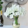 5Pcs PU Calla Lily Simulation Flowers for Home Decor Floral Arte Set Garden Wedding Decoration Bouquet DIY Vase Ornament