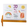 Playroom Bedroom PVC Alphabet Numbers Wall Decals Removable Color Weather Learning Educational Toddlers